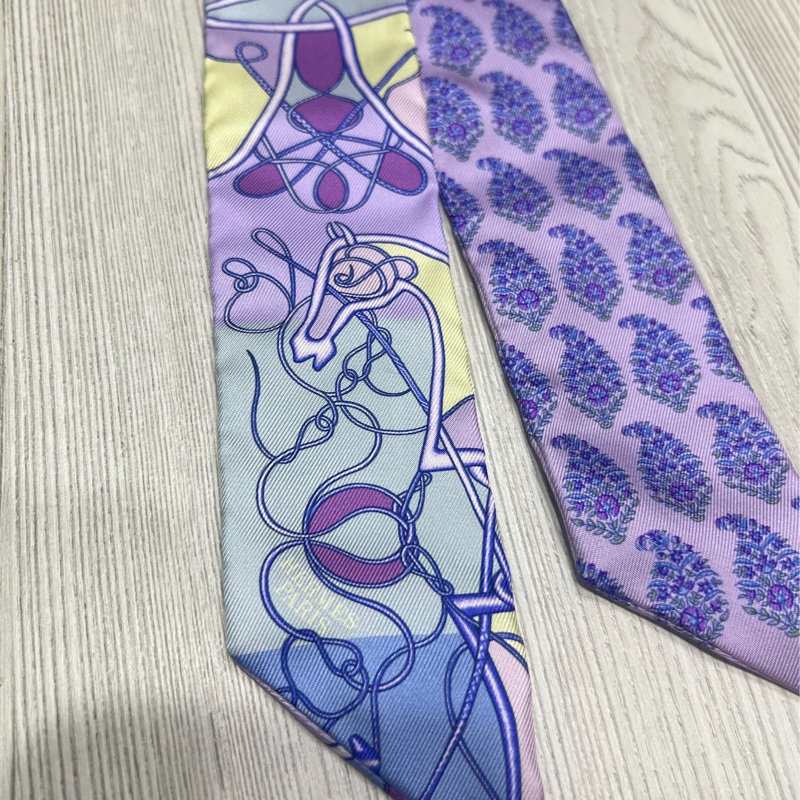 Hermes twilly 絲巾/綁包包絲巾-2