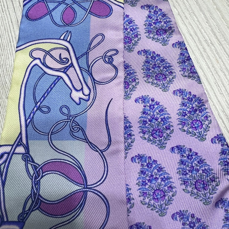 Hermes twilly 絲巾/綁包包絲巾-3