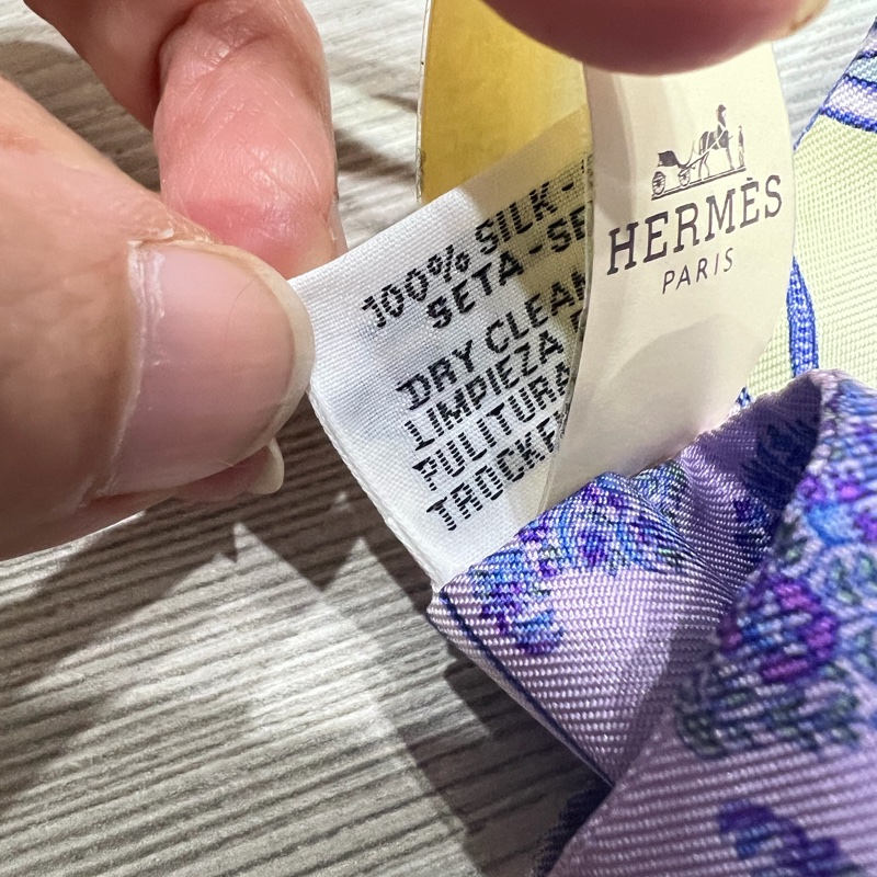 Hermes twilly 絲巾/綁包包絲巾-5