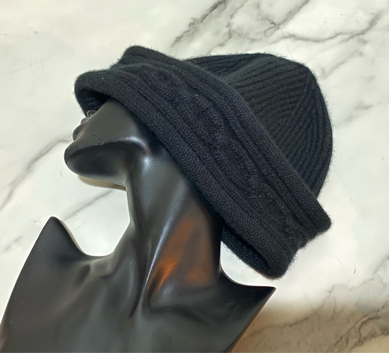 HERMÈS 愛馬仕黑豬鼻毛帽-0