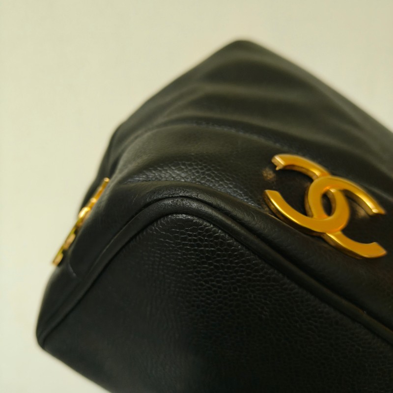 ㊣✨CHANEL✨(附防塵袋)香奈兒 老香 小香 雙C 黑金 雷標 牛皮水桶包 肩背包/二手包/二手精品🌳二手樹屋🌳-8