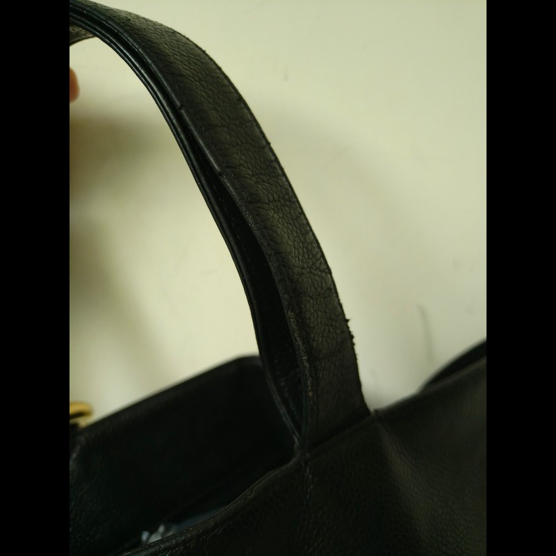 ㊣✨CHANEL✨(附防塵袋)香奈兒 老香 小香 雙C 黑金 雷標 牛皮水桶包 肩背包/二手包/二手精品🌳二手樹屋🌳-26