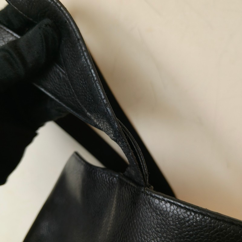 ㊣✨CHANEL✨(附防塵袋)香奈兒 老香 小香 雙C 黑金 雷標 牛皮水桶包 肩背包/二手包/二手精品🌳二手樹屋🌳-33