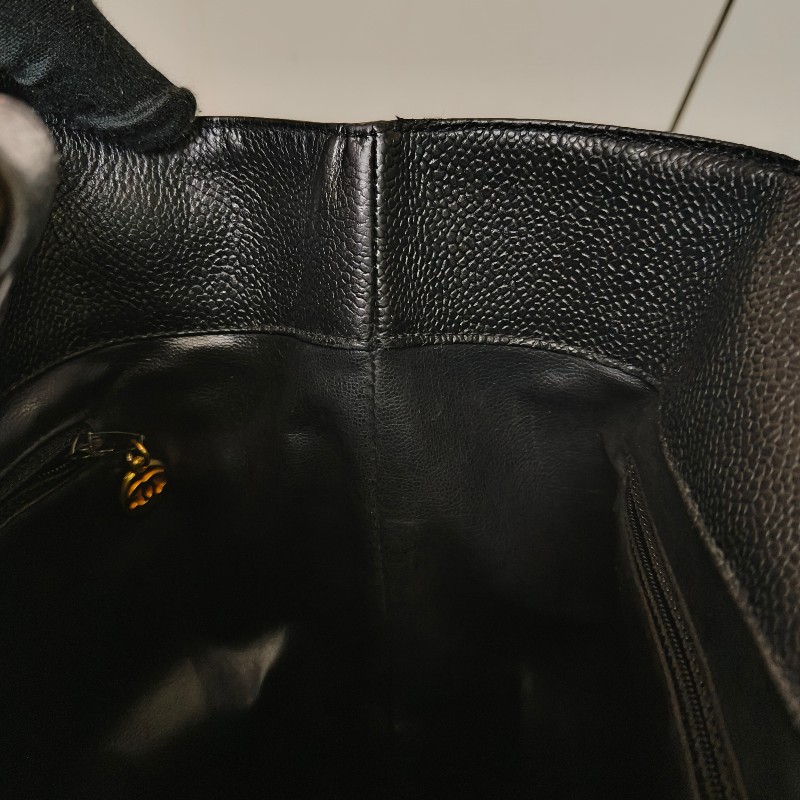 ㊣✨CHANEL✨(附防塵袋)香奈兒 老香 小香 雙C 黑金 雷標 牛皮水桶包 肩背包/二手包/二手精品🌳二手樹屋🌳-47