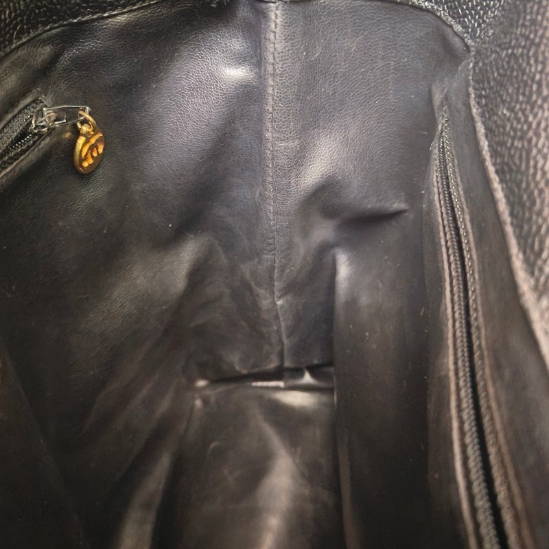 ㊣✨CHANEL✨(附防塵袋)香奈兒 老香 小香 雙C 黑金 雷標 牛皮水桶包 肩背包/二手包/二手精品🌳二手樹屋🌳-48