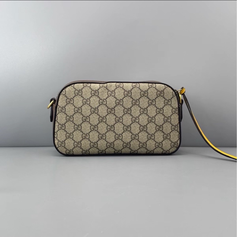 穿搭神器💯超低價❤️‍🔥Gucci古馳虎頭老花拚皮相機包單肩斜挎包-10