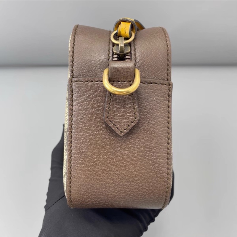 穿搭神器💯超低價❤️‍🔥Gucci古馳虎頭老花拚皮相機包單肩斜挎包-11