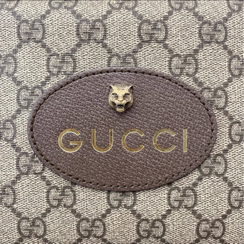 穿搭神器💯超低價❤️‍🔥Gucci古馳虎頭老花拚皮相機包單肩斜挎包-14