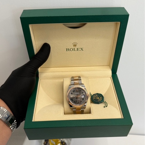 Rolex 勞力士 Datejust 41 溫布頓 三板帶 玫瑰金 DJ41 126331