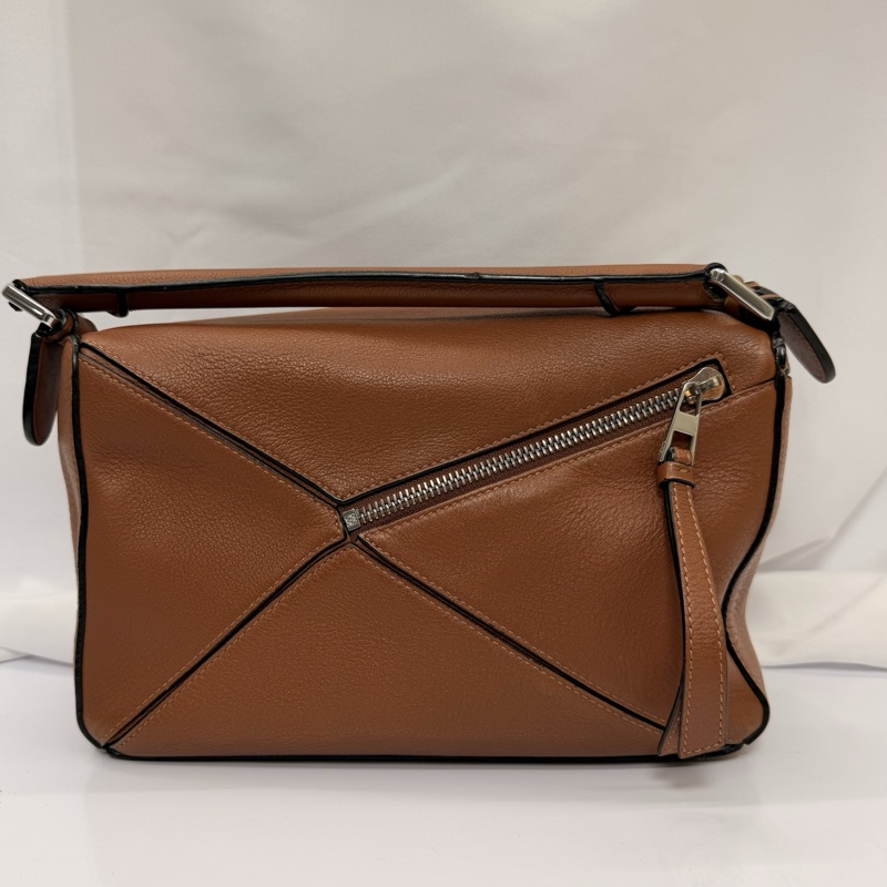 LOEWE  BAG PUZZLE EDGE SMALL BROWN-1