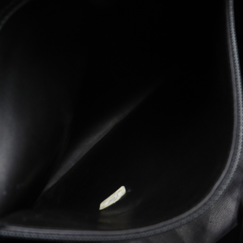 香奈兒鏈條手提包，Coco Mark 標誌，魚子醬紋皮革，黑色，女士-7