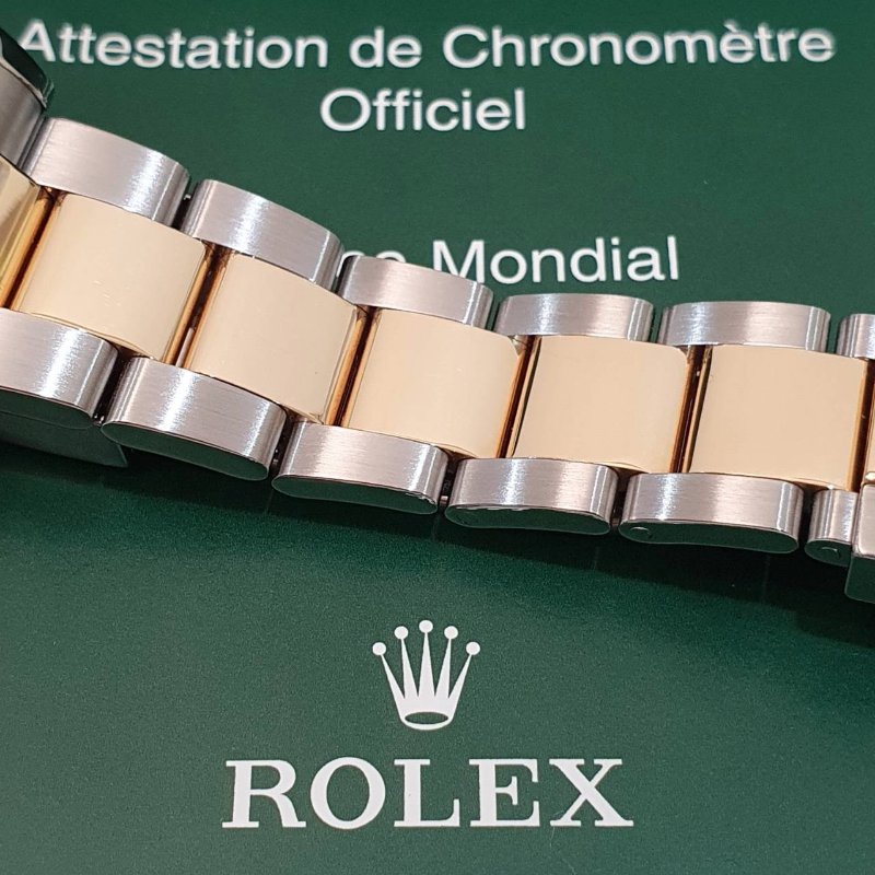 【大眾名錶】ROLEX勞力士116523 Daytona半金迪通拿 黑色8鑽面盤 計時碼錶 錶徑40mm 自動上鍊 大眾名錶B1623-6