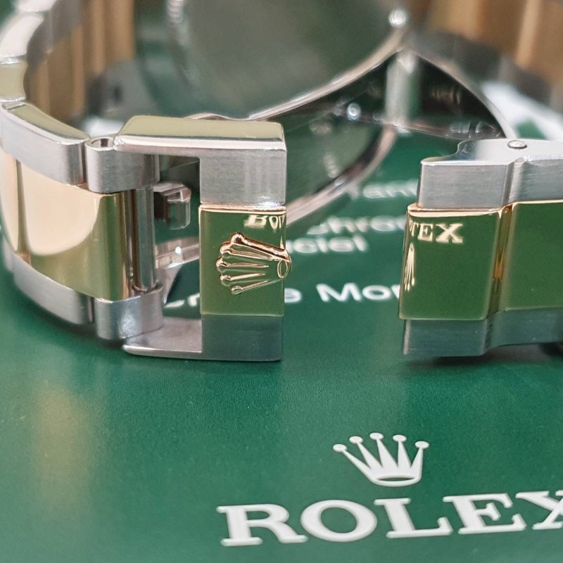 【大眾名錶】ROLEX勞力士116523 Daytona半金迪通拿 黑色8鑽面盤 計時碼錶 錶徑40mm 自動上鍊 大眾名錶B1623-7