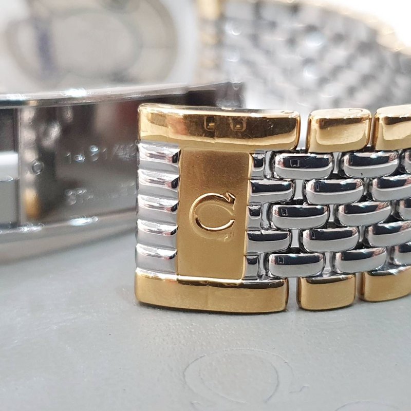 【大眾名錶】OMEGA歐米茄 395.0877 De Ville碟飛系列 金色T柱面盤 經典收藏 大眾名錶G248-6