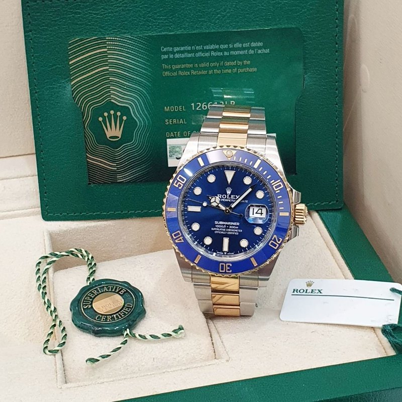 【大眾名錶】ROLEX勞力士126613LB Submariner潛航者 2021/05全配 熱銷款 大眾名錶B1264-1