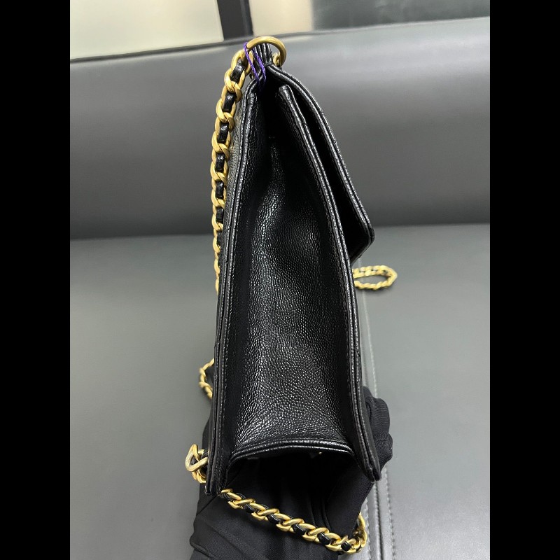 Chanel 23k ado backpack 
黑金荔枝皮-2