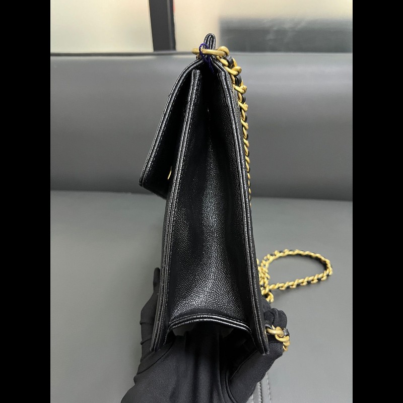 Chanel 23k ado backpack 
黑金荔枝皮-6