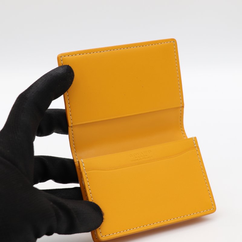 Goyard Malesherbes 黃色印花 Card Wallet 卡包-9