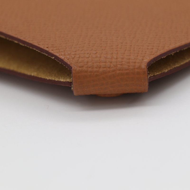 Hermès 愛馬仕 金棕色 Epsom 牛皮 護照夾 護照包 W 刻-7