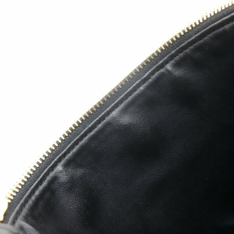 香奈兒 Coco Mark 化妝包/手拿包 A01998 魚子醬紋皮革 黑色 COCO 女士-7