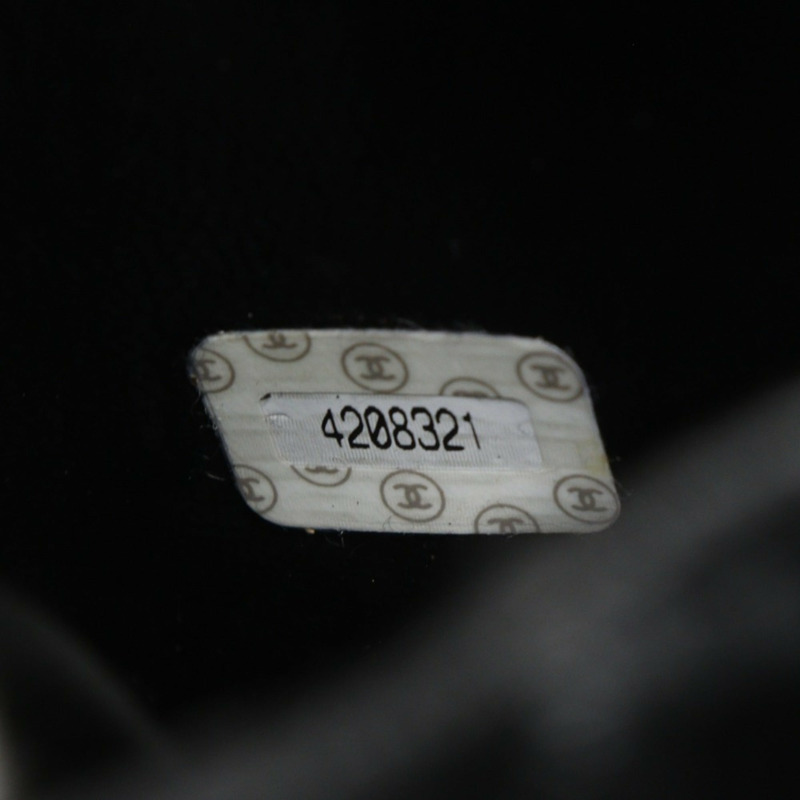 香奈兒 Coco Mark 化妝包/手拿包 A01998 魚子醬紋皮革 黑色 COCO 女士-11