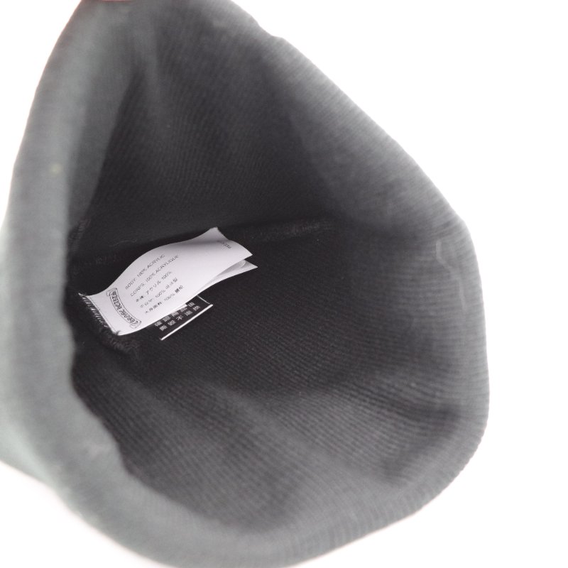 Chrome Hearts 黑色 英文刺繡 毛帽-6