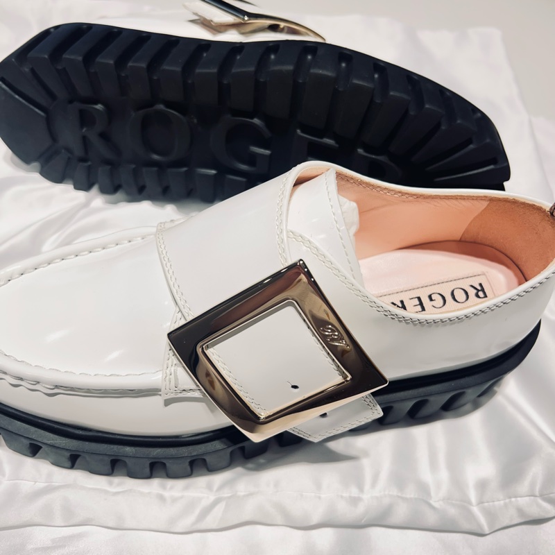 Roger vivier金屬扣樂福鞋 休閒鞋-4