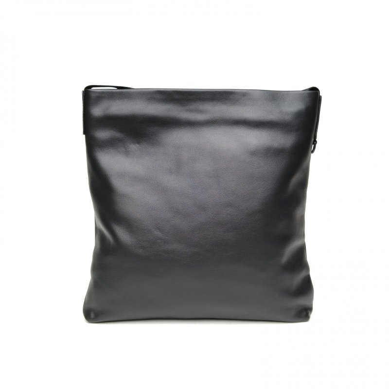 PRADA 黑色牛皮斜挎包肩背包-2