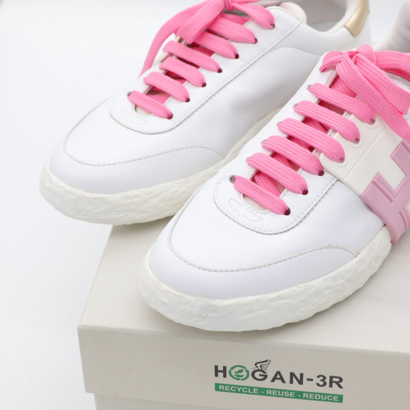 HOGAN 白色球鞋 粉色 H 休閒鞋 EU37.5-2