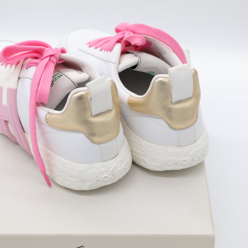 HOGAN 白色球鞋 粉色 H 休閒鞋 EU37.5-3