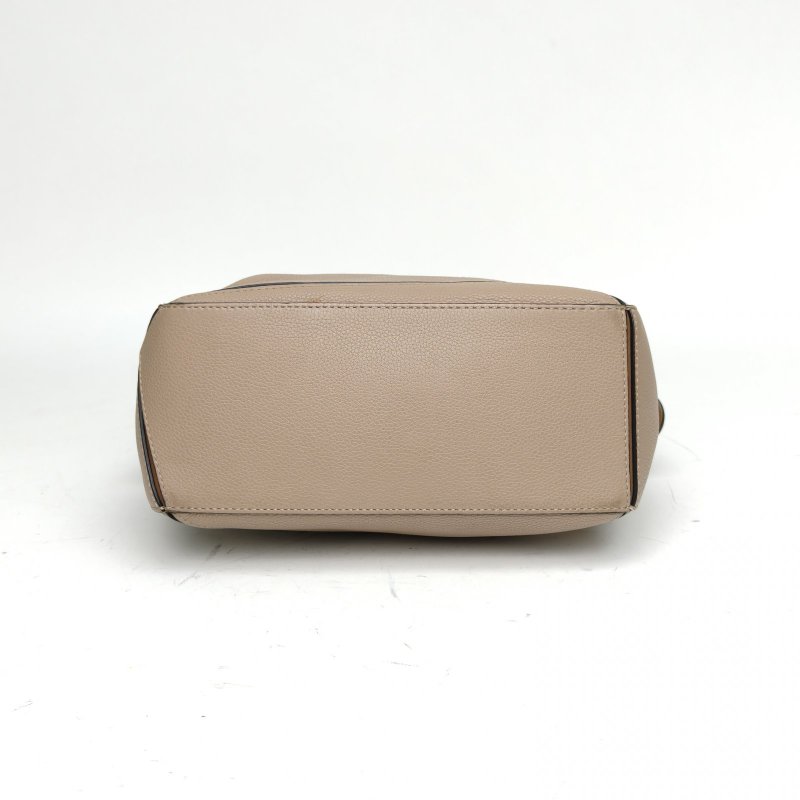 LOEWE Puzzle24幾何包小號灰色牛皮肩背包-4