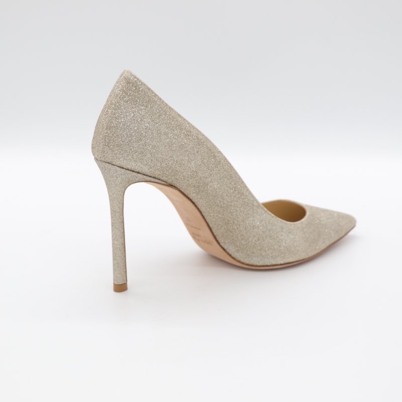 JIMMY CHOO 金色 亮粉 高跟鞋 EU37-3