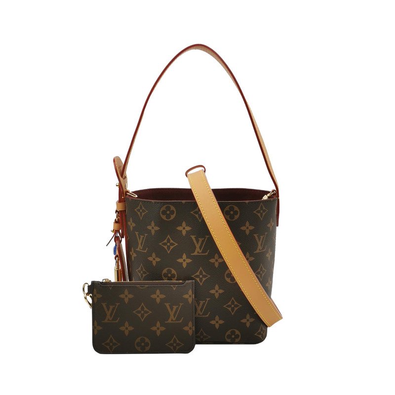 Louis Vuitton (LV) All InBB植鞣革Monogram印花子母包肩肩包晶片款-0
