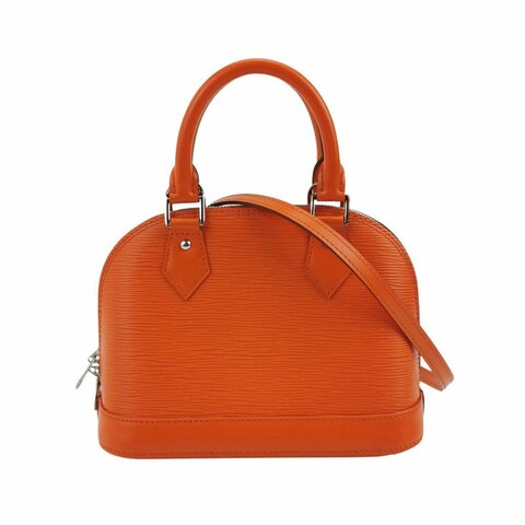 Louis Vuitton (LV) AlmaBB牛皮純色水波紋貝殼包斜背包單肩包