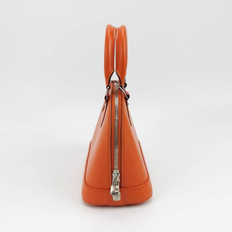 Louis Vuitton (LV) AlmaBB牛皮純色水波紋貝殼包斜背包單肩包-3