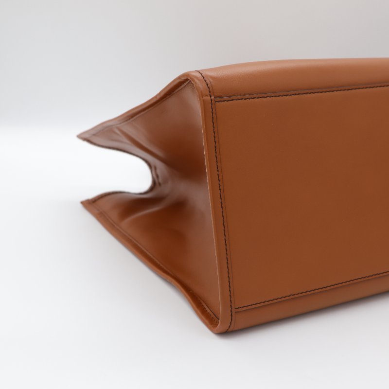 Fendi 芬迪 Tote 焦糖色 牛皮 大號 托特包 手提包-5