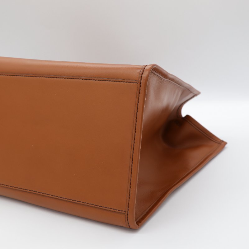 Fendi 芬迪 Tote 焦糖色 牛皮 大號 托特包 手提包-6