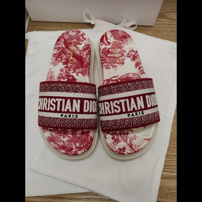 全新Dior DWay 拖鞋-1