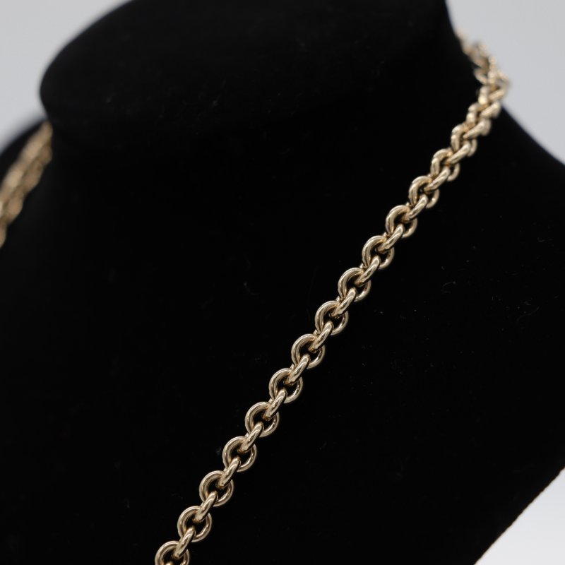 Dior 迪奧 CD LOGO 金色鏈條 不規則珍珠 項鏈-6