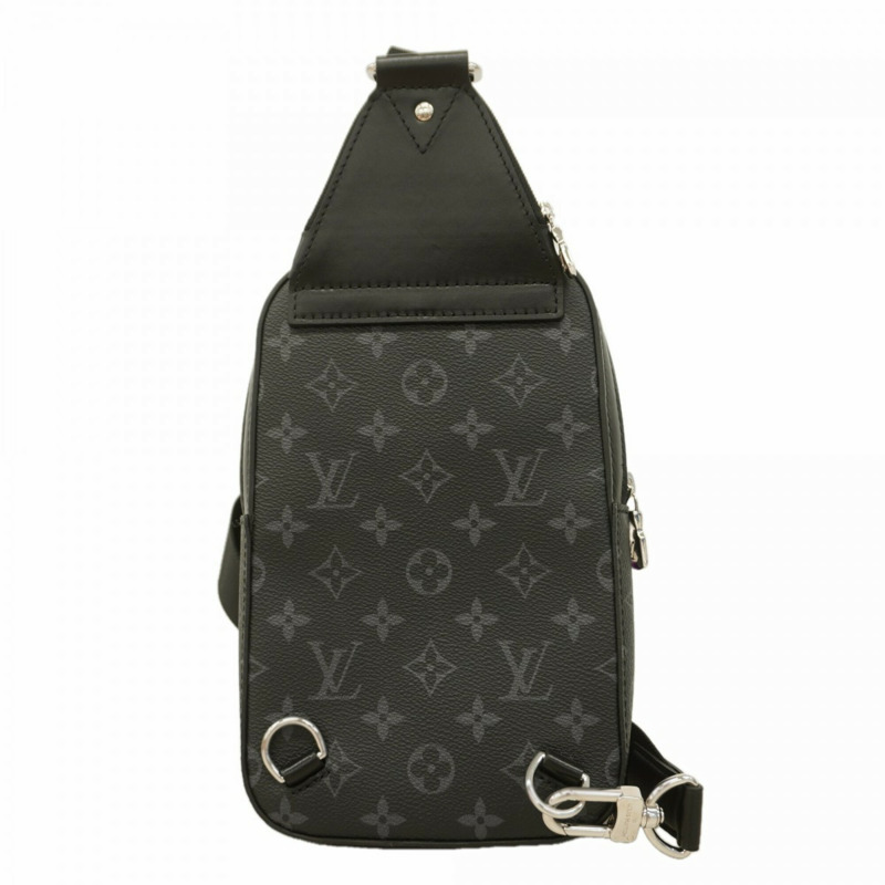 路易威登 Monogram Eclipse Avenue 斜背包 PM M47137 黑色 男士-5