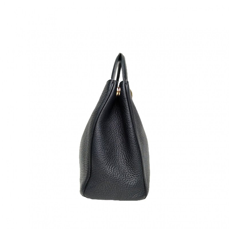 DIOR VIP小號32黑色牛皮金扣2014肩背包-1