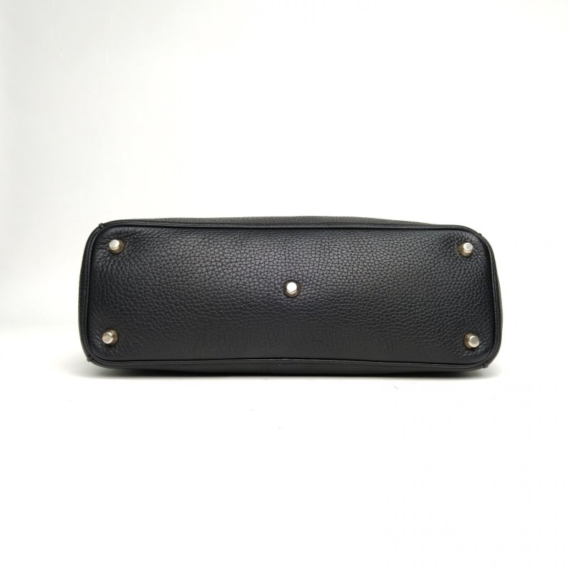 DIOR VIP小號32黑色牛皮金扣2014肩背包-4