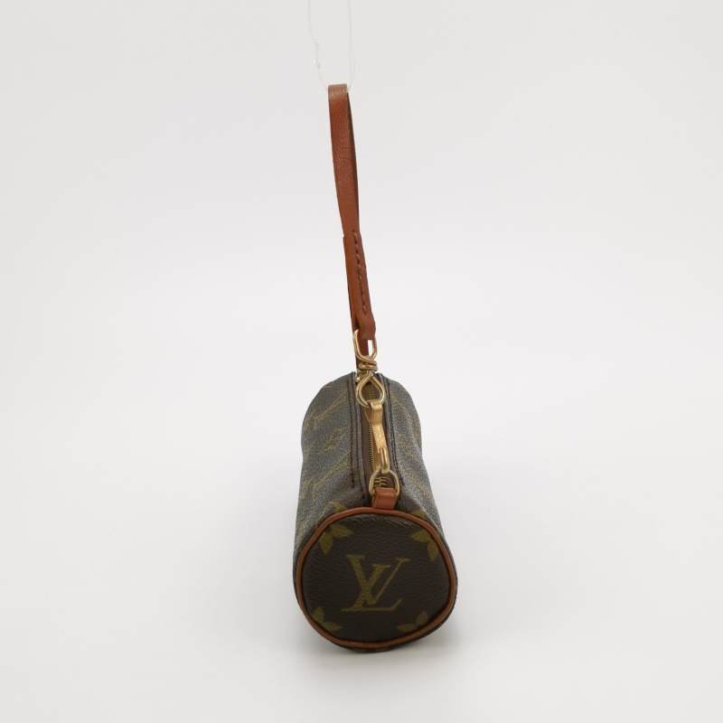 Louis Vuitton (LV) Papillon巴比龍超迷你牛皮Monogram印花圓筒包手提包-2