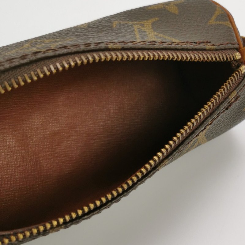 Louis Vuitton (LV) Papillon巴比龍超迷你牛皮Monogram印花圓筒包手提包-6