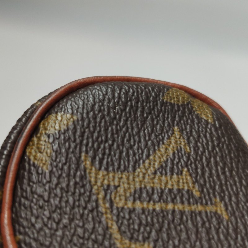 Louis Vuitton (LV) Papillon巴比龍超迷你牛皮Monogram印花圓筒包手提包-11