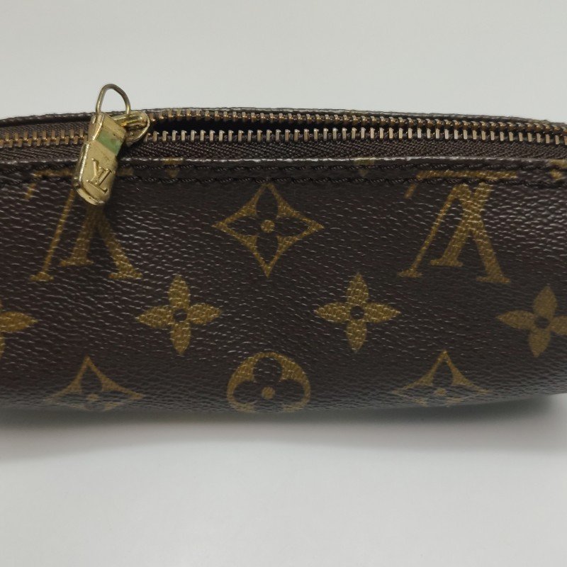 Louis Vuitton (LV) Papillon巴比龍超迷你牛皮Monogram印花圓筒包手提包-15