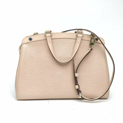 LOUIS VUITTON BREA醫生包中號33裸色EPI水波紋牛皮2014肩背包