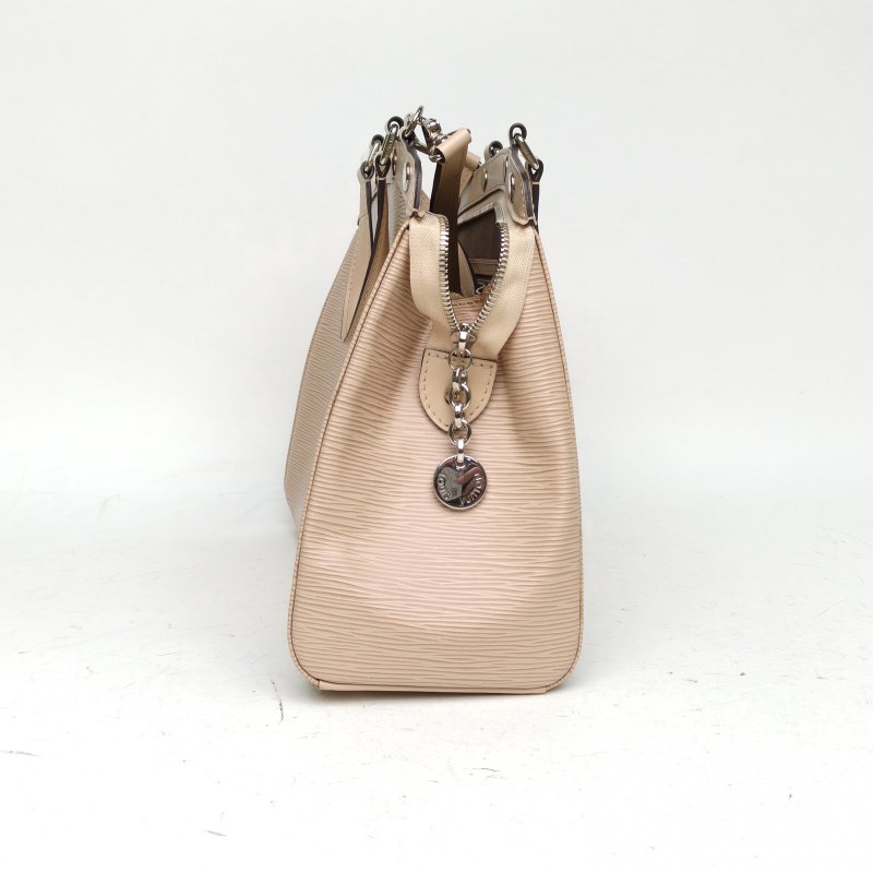 LOUIS VUITTON BREA醫生包中號33裸色EPI水波紋牛皮2014肩背包-3