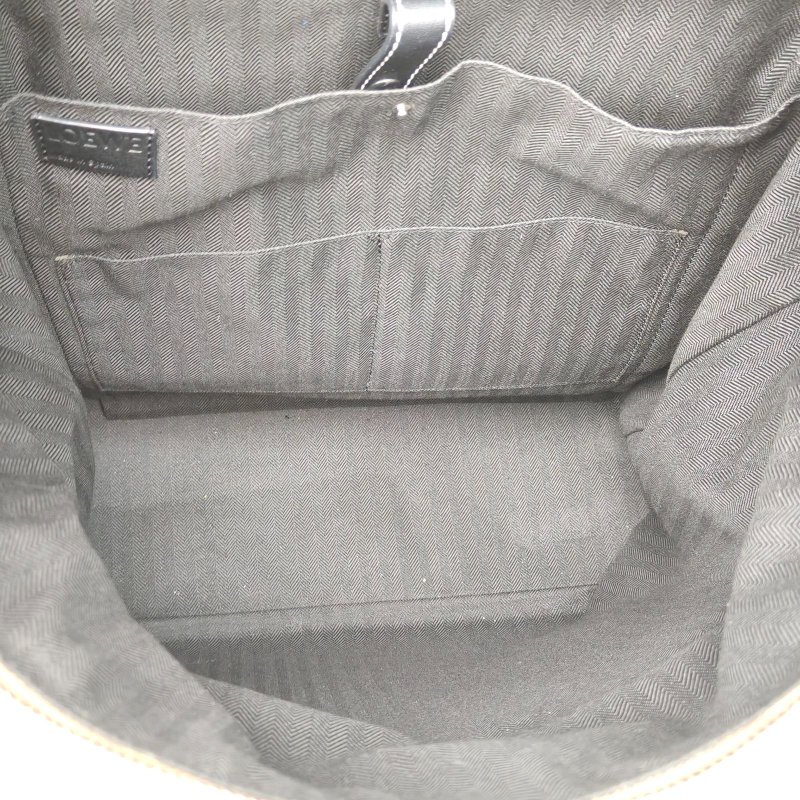 LOEWE 拼色牛皮GoyaBackpack雙肩包肩背包-4