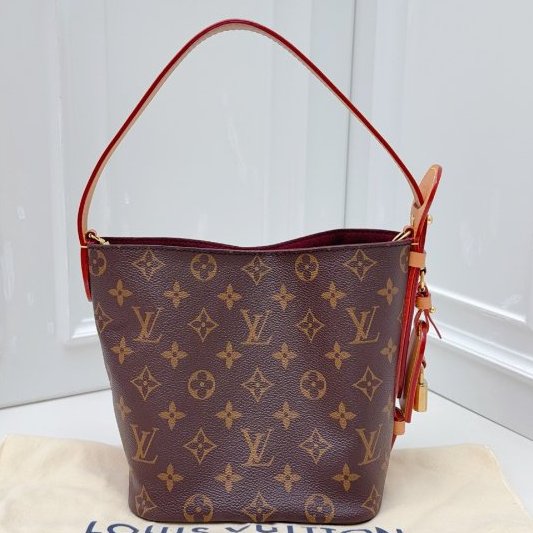 芯片款 路易威登/Louis Vuitton All In BB老花腋下水桶肩背包-1